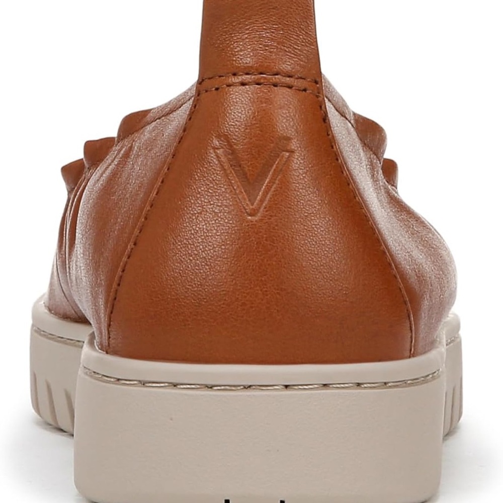 NWT Vionic Uptown Ballet Flat Slip on in Tan Leather 9.5W - Picture 7 of 8